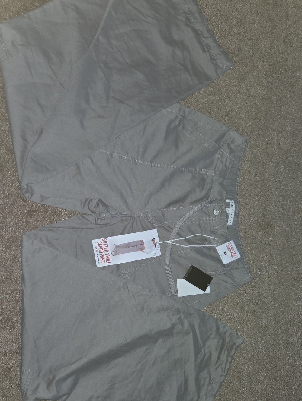 Light Taupe Wide Leg Pants